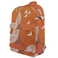 Japanese Crane Painting Of Birds Classic Backpack by Cendanart