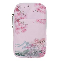 Pink Chinese Style Cherry Blossom Waist Pouch (large) by Cendanart