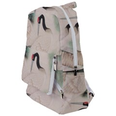 Japanese Crane Painting Of Bird Travelers  Backpack by Cendanart