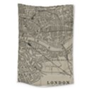 Vintage London Map Large Tapestry View1