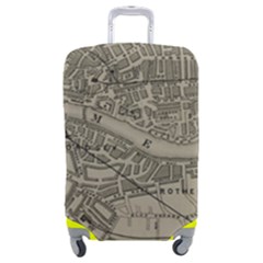 Vintage London Map Luggage Cover (medium) by Cendanart