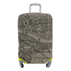 Vintage London Map Luggage Cover (small) by Cendanart