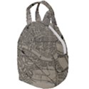 Vintage London Map Travel Backpack View1