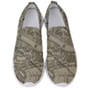 Vintage London Map Men s Slip On Sneakers View1