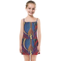 Rocket Painting Kids  Summer Sun Dress by Cendanart