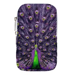 Peacock Bird Color Waist Pouch (large) by Cendanart