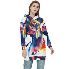 Pngegg (23) Women s Long Oversized Pullover Hoodie by saad11