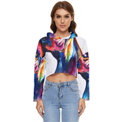 Pngegg (23) Women s Lightweight Cropped Hoodie by saad11