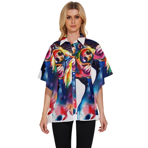 Pngegg (23) Women s Batwing Button Up Shirt by saad11