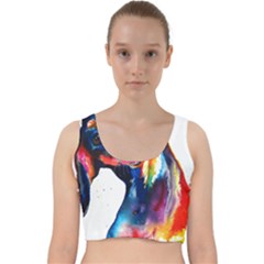 Pngegg (23) Velvet Racer Back Crop Top by saad11