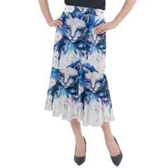 Cat Midi Mermaid Skirt by saad11