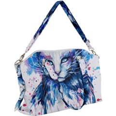 Cat Canvas Crossbody Bag by saad11