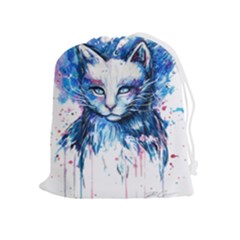 Cat Drawstring Pouch (xl)