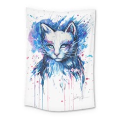 Cat Small Tapestry by saad11