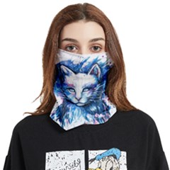 Cat Face Covering Bandana (two Sides) by saad11