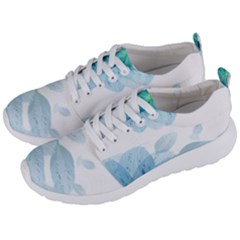 Blue-flower Men s Lightweight Sports Shoes