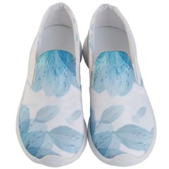 Blue-flower Men s Lightweight Slip Ons by saad11