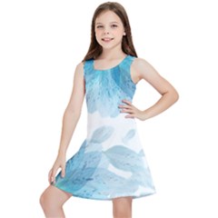 Blue-flower Kids  Lightweight Sleeveless Dress by saad11