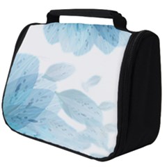 Blue-flower Full Print Travel Pouch (big) by saad11