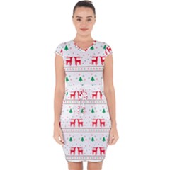 Christmas Capsleeve Drawstring Dress  by saad11