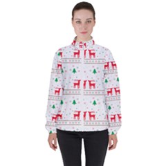 Christmas Women s High Neck Windbreaker by saad11