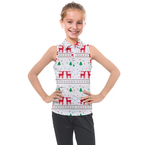 Christmas Kids  Sleeveless Polo T-shirt by saad11