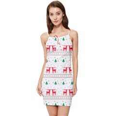 Christmas Summer Tie Front Dress by saad11