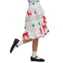 Christmas Kids  Ruffle Flared Wrap Midi Skirt View3