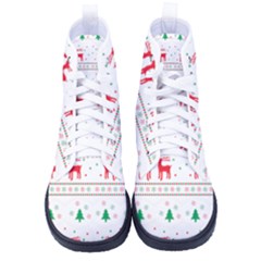 Christmas Kid s High-top Canvas Sneakers by saad11