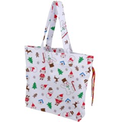 Christmas Drawstring Tote Bag by saad11