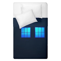 Blue Tardis Doctor Who Police Call Box Duvet Cover Double Side (single Size)