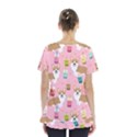 Corgi Bubble Boba Tea Pink Pattern Skirt Hem Sports Top View2