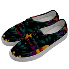 Godzilla Retrowave Men s Classic Low Top Sneakers by Cendanart