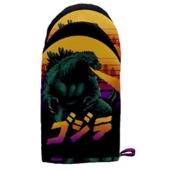 Godzilla Retrowave Microwave Oven Glove by Cendanart