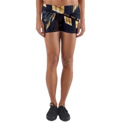 Tardis Bbc Doctor Who Dr Who Yoga Shorts by Cendanart