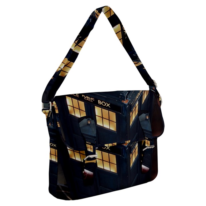 Tardis Bbc Doctor Who Dr Who Buckle Messenger Bag