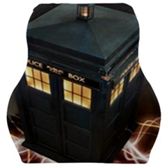 Tardis Bbc Doctor Who Dr Who Car Seat Velour Cushion  by Cendanart