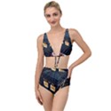 Tardis Bbc Doctor Who Dr Who Tied Up Two Piece Swimsuit View1