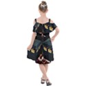 Tardis Bbc Doctor Who Dr Who Kids  Cut Out Shoulders Chiffon Dress View2