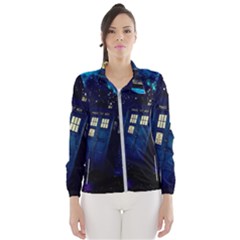 Tardis Doctor Who Space Galaxy Women s Windbreaker