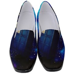 Tardis Doctor Who Space Galaxy Women s Classic Loafer Heels by Cendanart