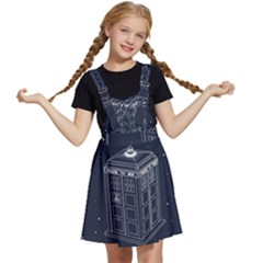 Doctor Who Bbc Tardis Kids  Apron Dress by Cendanart