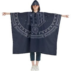 Doctor Who Bbc Tardis Women s Hooded Rain Ponchos by Cendanart