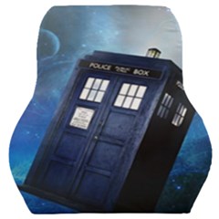 Tardis Doctor Who Space Blue Car Seat Back Cushion  by Cendanart