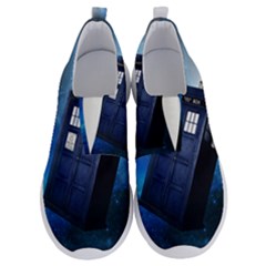 Tardis Doctor Who Space Blue No Lace Lightweight Shoes by Cendanart