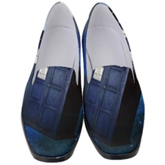 Tardis Doctor Who Space Blue Women s Classic Loafer Heels by Cendanart