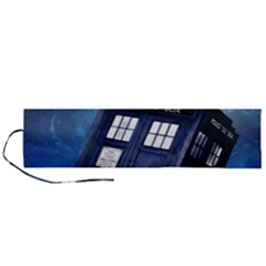 Tardis Doctor Who Space Blue Roll Up Canvas Pencil Holder (l) by Cendanart