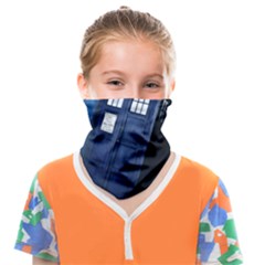 Tardis Doctor Who Space Blue Face Covering Bandana (kids)