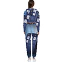 Tardis Doctor Who Space Blue Cropped Zip Up Lounge Set View2