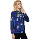 Stuck Tardis Beach Doctor Who Police Box Sci-fi Women s Lightweight Drawstring Hoodie View3